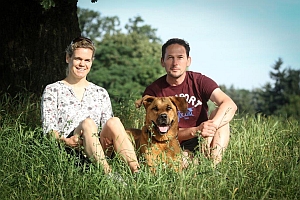 Melanie & Frank mit Robby