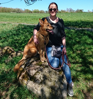 Myriam mit Abby